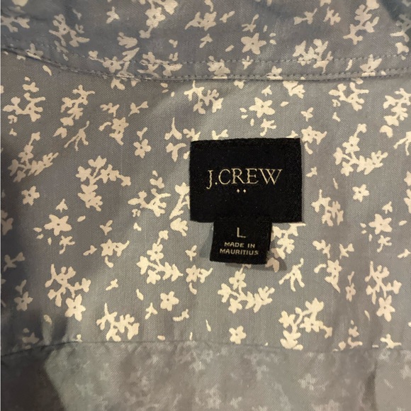 J.Crew Floral short sleeve button down Size Large - Picture 4 of 4